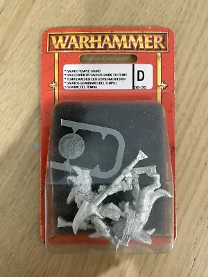 Warhammer Fantasy AoS Lizardmen Saurus Temple Guard OOP NIB • $30