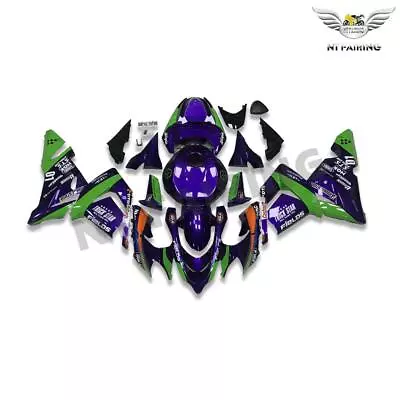 Injection Purple Fairing Kit Fit For Kawasaki Ninja 2004 2005 ZX10R ABS B042 • $529.99