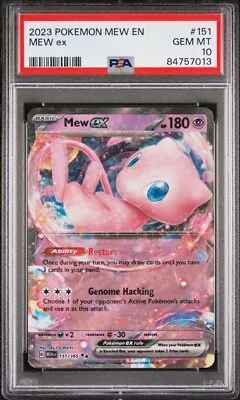 Pokemon 151 Psa 10 Gem Mint Mew Ex 151/165 Ultra Rare • $0.01