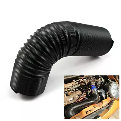 3  Inch Cooling Extendable Cold Air Intake Flexible Hose Pipe Duct Tube 76mm Kit • $20.24