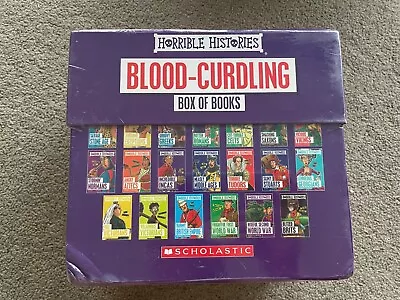 New Horrible Histories Blood-Curdling Box Of Books Book Set By Terry Deary • £45.45