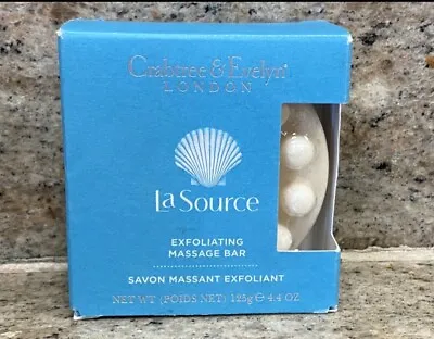 Crabtree & Evelyn La Source Exfoliating Massage Bar 4.4 Oz Soap Bar • £27.91