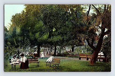 Postcard California Oakland CA Idora Park Winter 1908 Posted Divided Back • $12