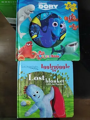 Finding Dory Puzzle Book In The Night Garden Igglepiggle Lost Blanket • £7