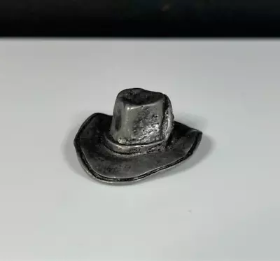 Vintage Cowboy Hat With Feather Mini Pewter Figurine • $12.99