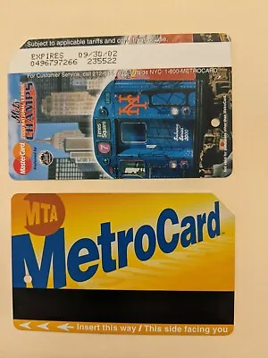 METS Subway Series NYC MetroCard Expired-Mint Condition • $4.99