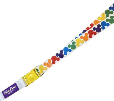 Disney Parks Pride Rainbow Mickey Mouse & Friends Reversible Lanyard Pin • $13.95
