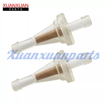 2x Visu Inline Carburetor Fuel Filter For Yamaha Dirt Bikes Motorcycle YZ80 YZ85 • $7.38