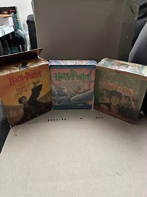 Harry Potter Audio Book CD Lot Of 3 Complete Sets.  2 Sealed 1 Like New • $50