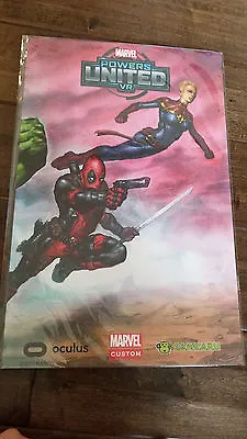 2017 Sdcc Comic Con Exclusive Marvel Custom Poster Powers United Vr Deadpool  • $12.99