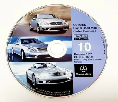 03 2004 Mercedes Benz Sl Sl500 Sl600 Sl55 Amg Navigation Gps Disc 2007 Cd Canada • $40.02