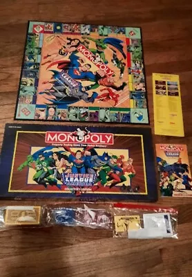  Monopoly Justice League Of America Collectors Edition Board Game From 1999 • $20.66