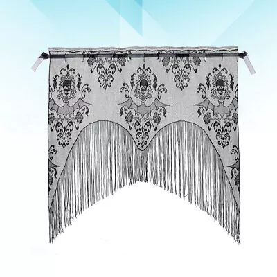 Halloween Skull Lace Door Curtain Wall Hanging Decor Props • £8.99