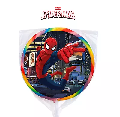 24 Marvel Spiderman Super Hero 1.67  Sticker Label Bags For Party Favor Birthday • $3.75