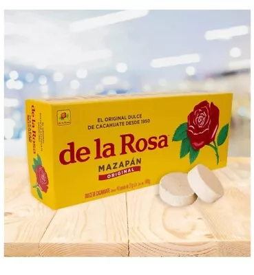 Mazapan De La Rosa Marzipan Mexican Peanut Candy 41 Pieces Authentic 100% • $17.99