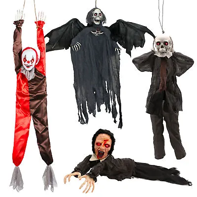 Halloween Animated Prop Bundle Scary Moving Led Eyes Decor Animatronic Reduced • £59.99