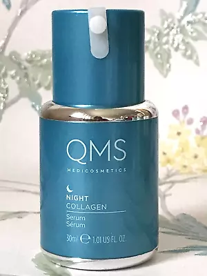 QMS Medicosmetics Night Collagen Serum For All Skin Types ~ 30ml RRP £90.00 • £54.99