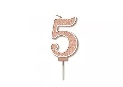 Age 50th ROSE GOLD Sparkling Happy Birthday Banner Bunting Balloons Decorations • £2.99