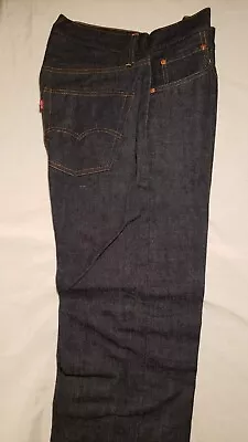 Vintage Original 1966 Levis Big E Dark Blue Jeans Button Fly Pants  • $6500
