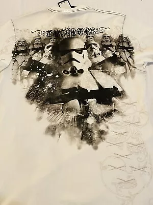 Storm Trooper Star Wars Marc X Ecko Cut & Sew Shirt Embroidered T-Shirt W/Tags M • $59.99