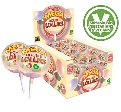 Swizzels MEGA DOUBLE Lollies VEGAN HALAL GLUTEN FREE Retro Sweets Wedding Favour • £20.95