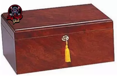 Milano Cigar Humidor Rosewood Spanish Cedar Tray With Divider Holds 75-100 Ci • $187.99