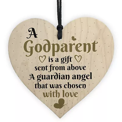 £3.99 • Buy Handmade Godparent Asking Gift For Christening Special Thank You Friendship Sign