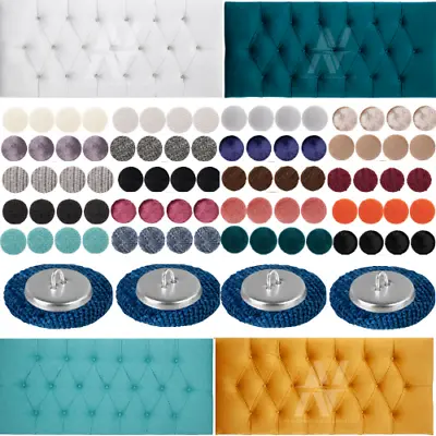 £3.89 • Buy Covered Hoop Back Upholstery Fabric Buttons 30L/18 Mm Headboards Ottoman Sofas