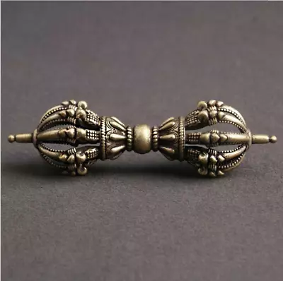 $10.46 • Buy Old Tibet Tantra Buddhism Tibetan Silver Dorje Phurpa Pestle Vajra Exorcism FaQi