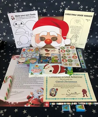 £8.99 • Buy Personalised Letter From Santa 🎅 🎄 Certificate Christmas Xmas Gift Boy Girl