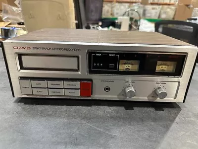 Vintage Craig 8 Track Tape Player Recorder H260 • $149