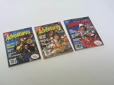 Disney Adventures Magazine | Lot (3) | Nov 12 1991 | Dec 10 1990 | Jan 7 1991 • $18