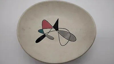 Metlox Poppy Trail Free Form  Serving Dish California Contempora Hand Paint MCM • $74