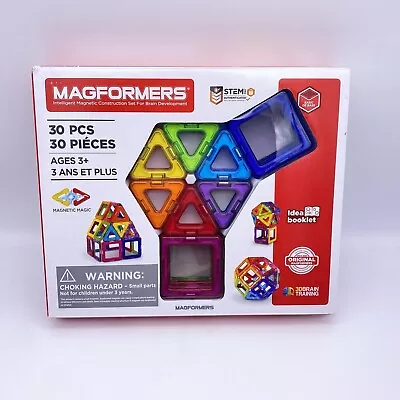 Magformers Magnetic Construction Set 30 Piece Classic Stem Authenticated NEW • $24.99