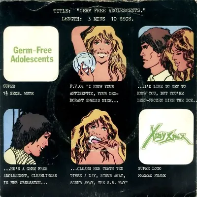 X-ray Spex - Germ Free Adolescents - 1st Press 7  Vinyl Single • £17.99