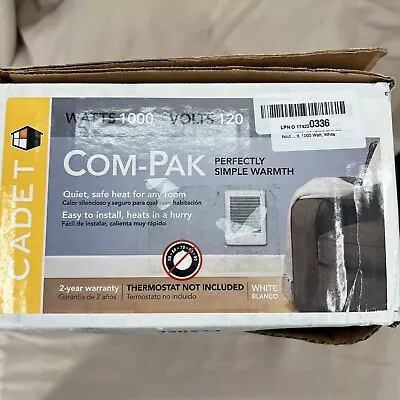 Cadet 1000W/120V Com-Pak Electric Wall Room Heater CSC101W Parts Only • $42.88