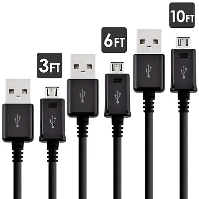 OEM Original Samsung Galaxy S7 S6 Edge Note 5 Fast Charger Micro USB Cable PS4 • $6.49