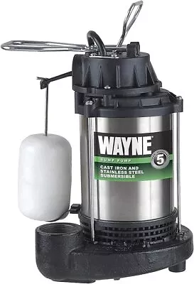 Wayne 3/4 HP Submersible Cast Iron And Stainless Steel Sump Pump With Integrated • $172.99