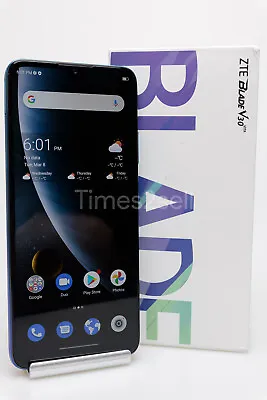 $139.95 • Buy ZTE Blade V30 Vita 128GB 4G LTE GSM Factory Unlocked Android Smartphone Blue