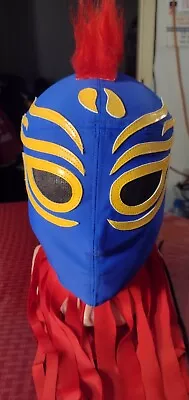 Misterioso. Aaa Cmll. Semiprofesional Mask In Blue And Red. • $55