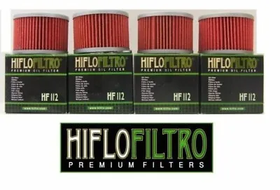 4 Pack HiFlo HF112 Oil Filters Kawasaki KLX 110 140 250 300 450 KL 250 KX 450 • $14.52