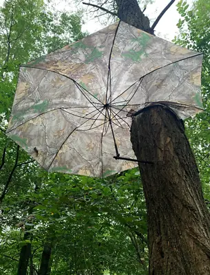 $27.98 • Buy 54  Hunters Umbrella Camouflage Mossy Oak For Tree Stand, Ground, Blind Shield