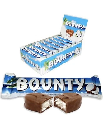 £14.49 • Buy BOUNTY CHOCOLATE FULL BOX OF 24 BARS 57g EACH Box Full Case BBF 04/23