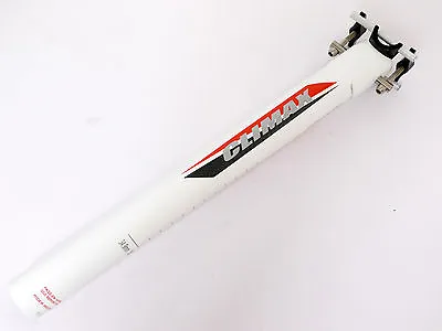 Mr-ride 148g34.9x350mm Climax SP02C 3K Gloss Carbon Seatpost Road MTB White • $84.97