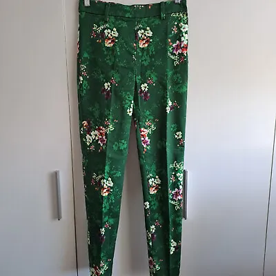  H&M Floral Print Trousers Size Uk 6 Eu 34 • £1.50