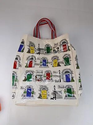 Harrods City Of London Street Doors Dog Lights Design Tote Shopping Bag • $31.96