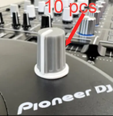 Lot Of 10 EQ Knob CapsPioneer DJ Mixer DJM2000 800 900nexus  900srt 900nxs2 750 • $20.98