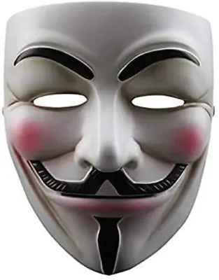 NEVLANTII V For Vendetta Guy Fawkes Mask Quality Anonymous Mask Halloween Cos... • $46.12