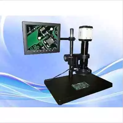 Digital Industrial Inspection Zoom Video Microscope USB&VGA Output +CCD Camera+8 • $302.04