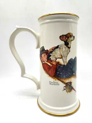 Norman Rockwell Gorham Limited  A Boy And His Dog  Annual Collectors' Stein. • $22.99